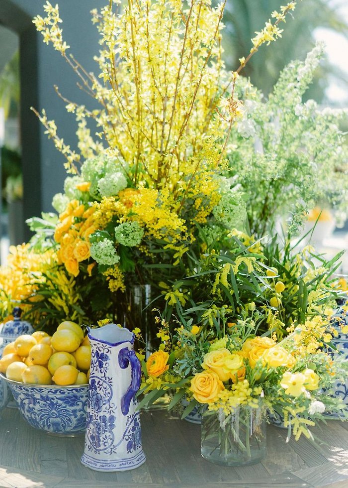 BRIDAL SHOWER FLORALS BY GARDEN DISTRICT FLOWERS