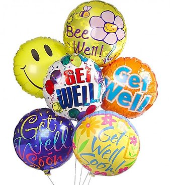 Get well Mylar Balloon